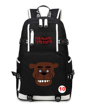 Five Nights At Freddy's Freddy Backpack Chica Foxy Bonnie FNAF Shoulder Bag Travel Bag - Lusy Store