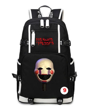 Five Nights At Freddy's Freddy Backpack Chica Foxy Bonnie FNAF Shoulder Bag Travel Bag - Lusy Store