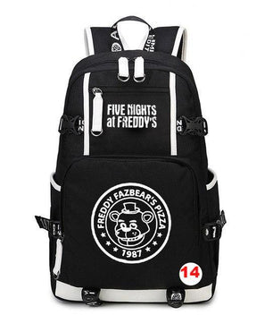 Five Nights At Freddy's Freddy Backpack Chica Foxy Bonnie FNAF Shoulder Bag Travel Bag - Lusy Store