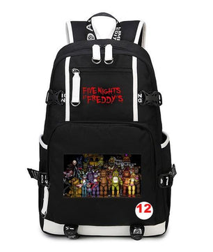 Five Nights At Freddy's Freddy Backpack Chica Foxy Bonnie FNAF Shoulder Bag Travel Bag - Lusy Store