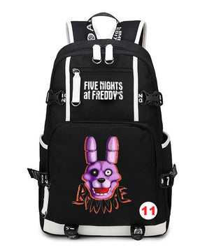 Five Nights At Freddy's Freddy Backpack Chica Foxy Bonnie FNAF Shoulder Bag Travel Bag - Lusy Store