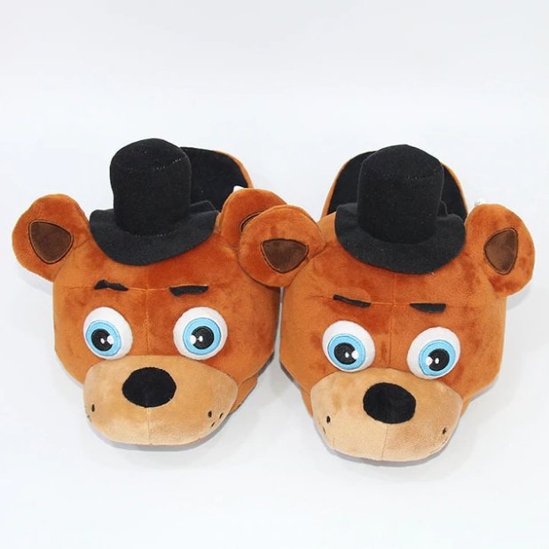 Five Nights At Freddy's Slippers Freddy Foxy Plush Indoor Slippers For Adults - Lusy Store