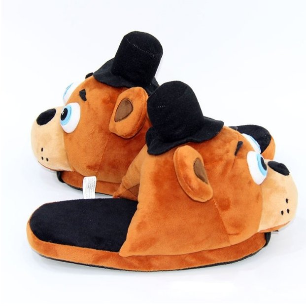 Five Nights At Freddy's Slippers Freddy Foxy Plush Indoor Slippers For Adults - Lusy Store