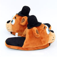 Five Nights At Freddy's Slippers Freddy Foxy Plush Indoor Slippers For Adults - Lusy Store