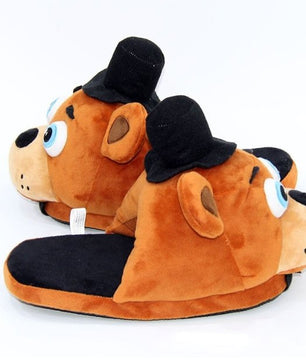 Five Nights At Freddy's Slippers Freddy Foxy Plush Indoor Slippers For Adults - Lusy Store