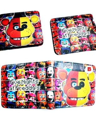 Five Nights at Freddy's Wallet Unisex Cartoon Leather Pu Wallets - Lusy Store