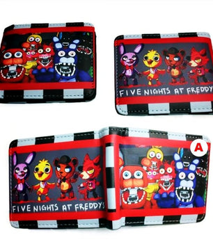 Five Nights at Freddy's Wallet Unisex Cartoon Leather Pu Wallets - Lusy Store