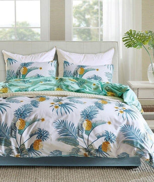 Floral Bedding Nordic Bedspread Duvet Cover Set Home Decor Bed Linen - Lusy Store