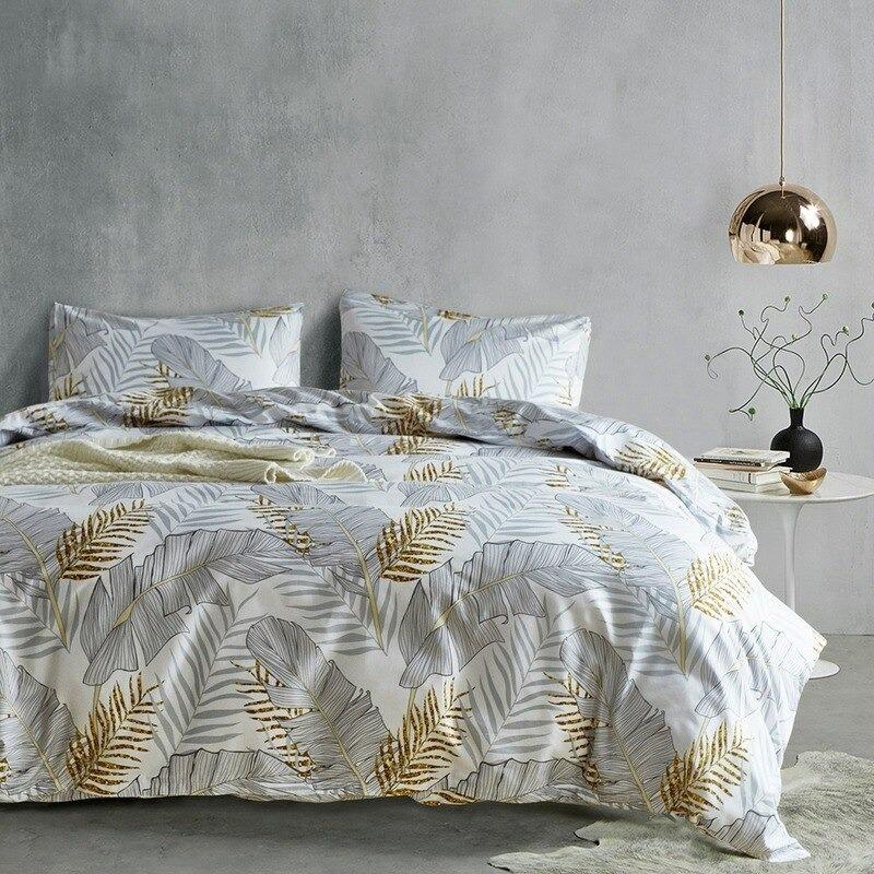 Floral Bedding Nordic Bedspread Duvet Cover Set Home Decor Bed Linen - Lusy Store