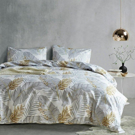 Floral Bedding Nordic Bedspread Duvet Cover Set Home Decor Bed Linen Grey