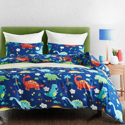Floral Bedding Nordic Bedspread Duvet Cover Set Home Decor Bed Linen Dinosaurs