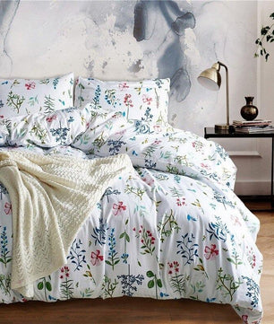 Floral Bedding Nordic Bedspread Duvet Cover Set Home Decor Bed Linen - Lusy Store