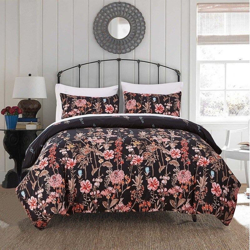 Floral Bedding Nordic Bedspread Duvet Cover Set Home Decor Bed Linen - Lusy Store