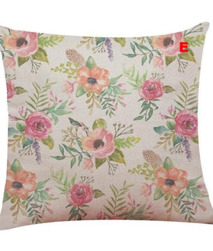 Flower Bicycle Print Cushion Cover Decorative Valentines Day Gift Sofa Home Decor Kussenhoes - Lusy Store