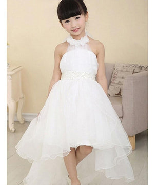 Flower Girl Lace Princess Dress Kid Party Pageant Wedding - Lusy Store