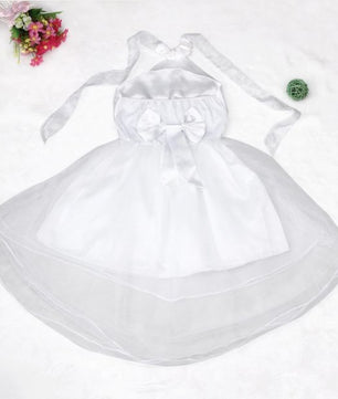 Flower Girl Lace Princess Dress Kid Party Pageant Wedding - Lusy Store
