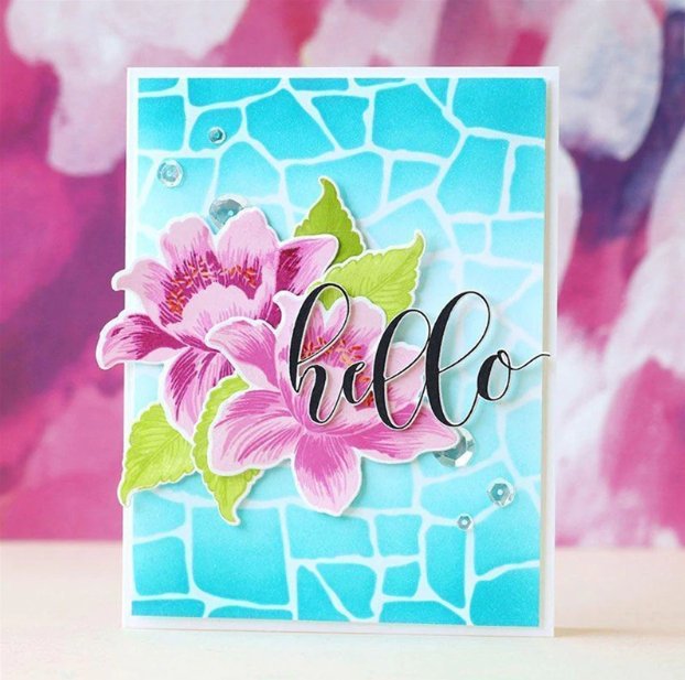 Flowers Thank you Hello Stamps and Dies Sets for Card Making Photo Paper Craft - Lusy Store