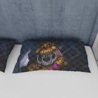 FNaF Bedding Set 3D Horror Game Freddy Fazbear Quilt Set Comfortable Soft Breathable - Lusy Store LLC