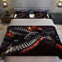 FNaF Bedding Set 3D Horror Game Nightmare FNaF World Quilt Set Comfortable Soft Breathable - Lusy Store LLC