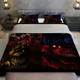 FNaF Bedding Set Springtrap 3D Quilt Set Comfortable Soft