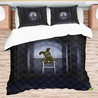 FNaF Bedding Set 3D Horror Game Springtrap Quilt Set Comfortable Soft Breathable - Lusy Store LLC