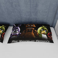 FNaF Bedding Set 3D Quilt Set Freddy Bonnie Chica Foxy Funny Bed Linen - Lusy Store LLC