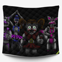 FNaF Bedding Set 3D Quilt Set Sister Location Cute Horror Game Bed Linen - Lusy Store LLC