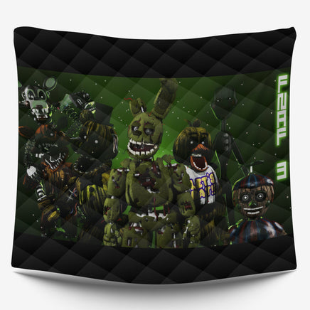 FNaF Bedding Set FNaF 3 Quilt Set FNaF World Comfortable Soft Breathable - Lusy Store LLC