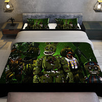 FNaF Bedding Set FNaF 3 Quilt Set FNaF World Comfortable Soft Breathable - Lusy Store LLC