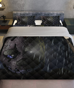 FNaF Bedding Set FNaF 4 Springtrap Quilt Set Comfortable Soft Breathable - Lusy Store LLC