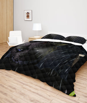 FNaF Bedding Set FNaF 4 Springtrap Quilt Set Comfortable Soft Breathable - Lusy Store LLC