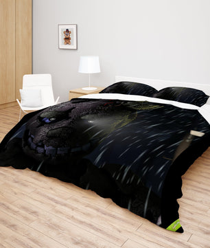 FNaF Bedding Set FNaF 4 Springtrap Quilt Set Comfortable Soft Breathable - Lusy Store LLC