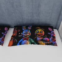 FNaF Bedding Set FNaF 5 Foxy Freddy Bonnie Chica Quilt Set 3D Horror Movie - Lusy Store LLC