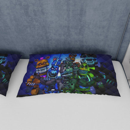 FNaF Bedding Set FNaF World Quilt Set 3D Comfortable Soft Breathable - Lusy Store LLC