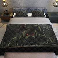 FNaF Bedding Set FNaF World Springtrap Foxy Nightmare Freddy Bonnie Chica Quilt Set - Lusy Store LLC