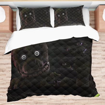 FNaF Bedding Set FNaF World Springtrap Quilt Set Comfortable Soft Breathable - Lusy Store LLC
