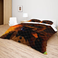 FNaF Bedding Set Freddy Fazbear Quilt Set Comfortable Soft Breathable 3D Horror Movie - Lusy Store LLC