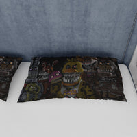 FNaF Bedding Set Funny Nightmare FNaF World Quilt Set 3D Comfortable Soft Breathable - Lusy Store LLC