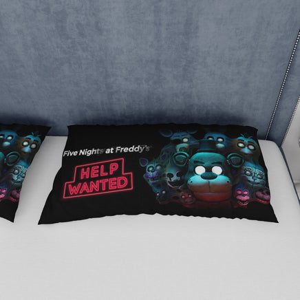 FNaF Bedding Set Horror Game FNaF World Quilt Set Comfortable Soft Breathable - Lusy Store LLC