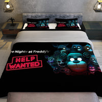 FNaF Bedding Set Horror Game FNaF World Quilt Set Comfortable Soft Breathable - Lusy Store LLC