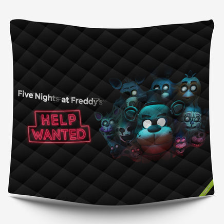 FNaF Bedding Set Horror Game FNaF World Quilt Set Comfortable Soft Breathable - Lusy Store LLC