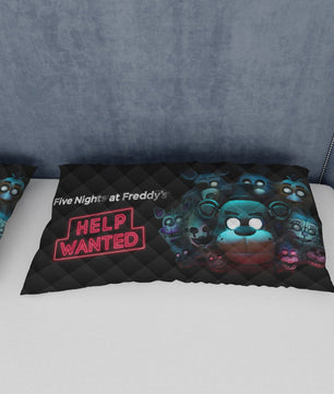 FNaF Bedding Set Horror Game FNaF World Quilt Set Comfortable Soft Breathable - Lusy Store LLC