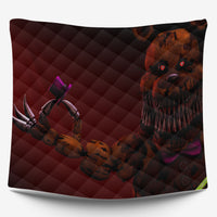 FNaF Bedding Set Horror Game Freddy Fazbear Quilt Set 3D Comfortable Soft Breathable - Lusy Store LLC
