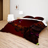 FNaF Bedding Set Horror Game Freddy Fazbear Quilt Set 3D Comfortable Soft Breathable - Lusy Store LLC