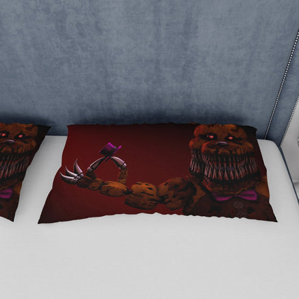 FNaF Bedding Set Horror Game Freddy Fazbear Quilt Set 3D Comfortable Soft Breathable - Lusy Store LLC