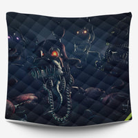 FNaF Bedding Set Horror Game Nightmare Quilt Set 3D Comfortable Soft Breathable - Lusy Store LLC