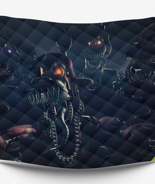 FNaF Bedding Set Horror Game Nightmare Quilt Set 3D Comfortable Soft Breathable - Lusy Store LLC