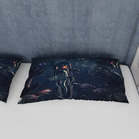 FNaF Bedding Set Horror Game Nightmare Quilt Set 3D Comfortable Soft Breathable - Lusy Store LLC