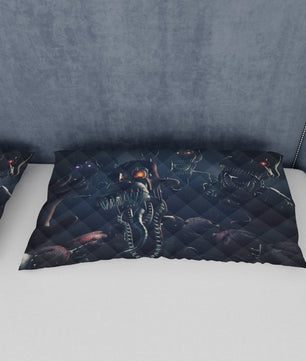 FNaF Bedding Set Horror Game Nightmare Quilt Set 3D Comfortable Soft Breathable - Lusy Store LLC