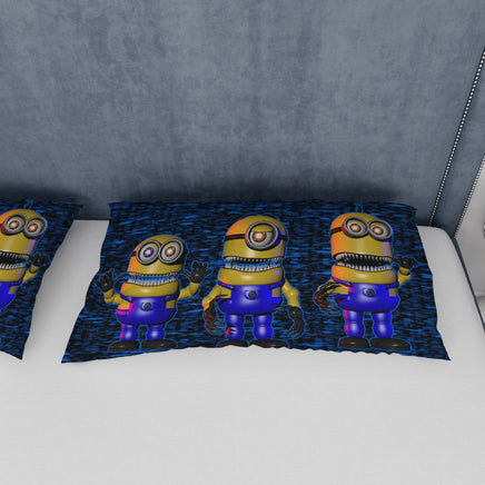 FNaF Bedding Set Minion Style Quilt Set Comfortable Soft Breathable - Lusy Store LLC
